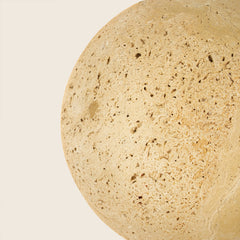 Petra Dome Travertine Wall Light