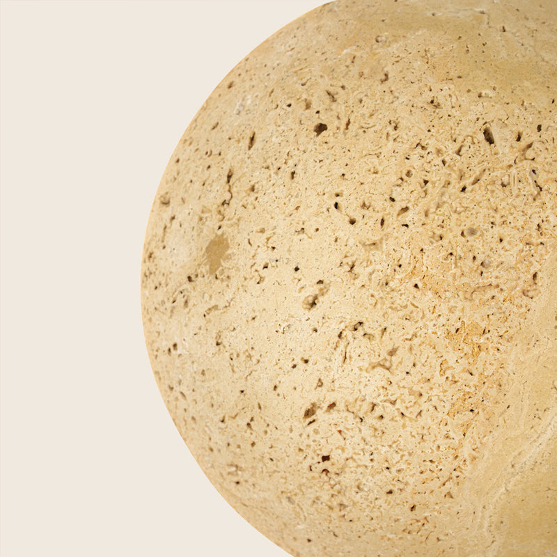 Petra Dome Travertine Wall Light