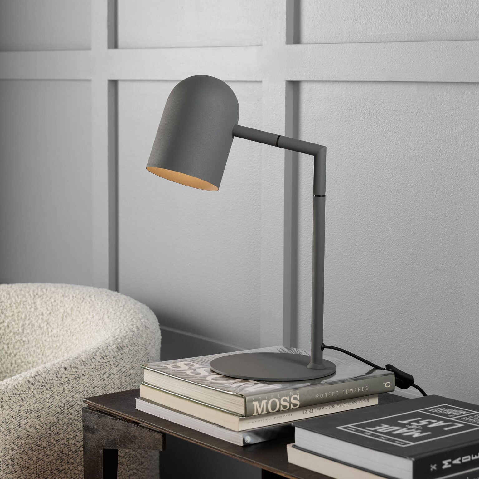 Pia Desk Lamp Charcoal