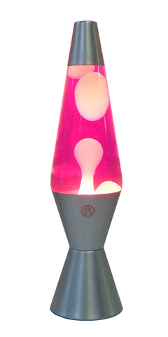 White & Pink Lava Lamp