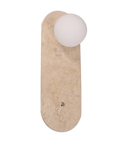 Poi Travertine Wall Light
