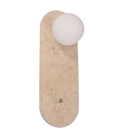 Poi Travertine Wall Light