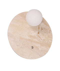 Poi Travertine Wall Light