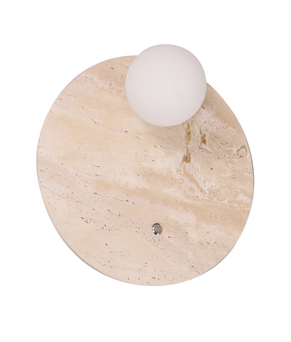 Poi Travertine Wall Light
