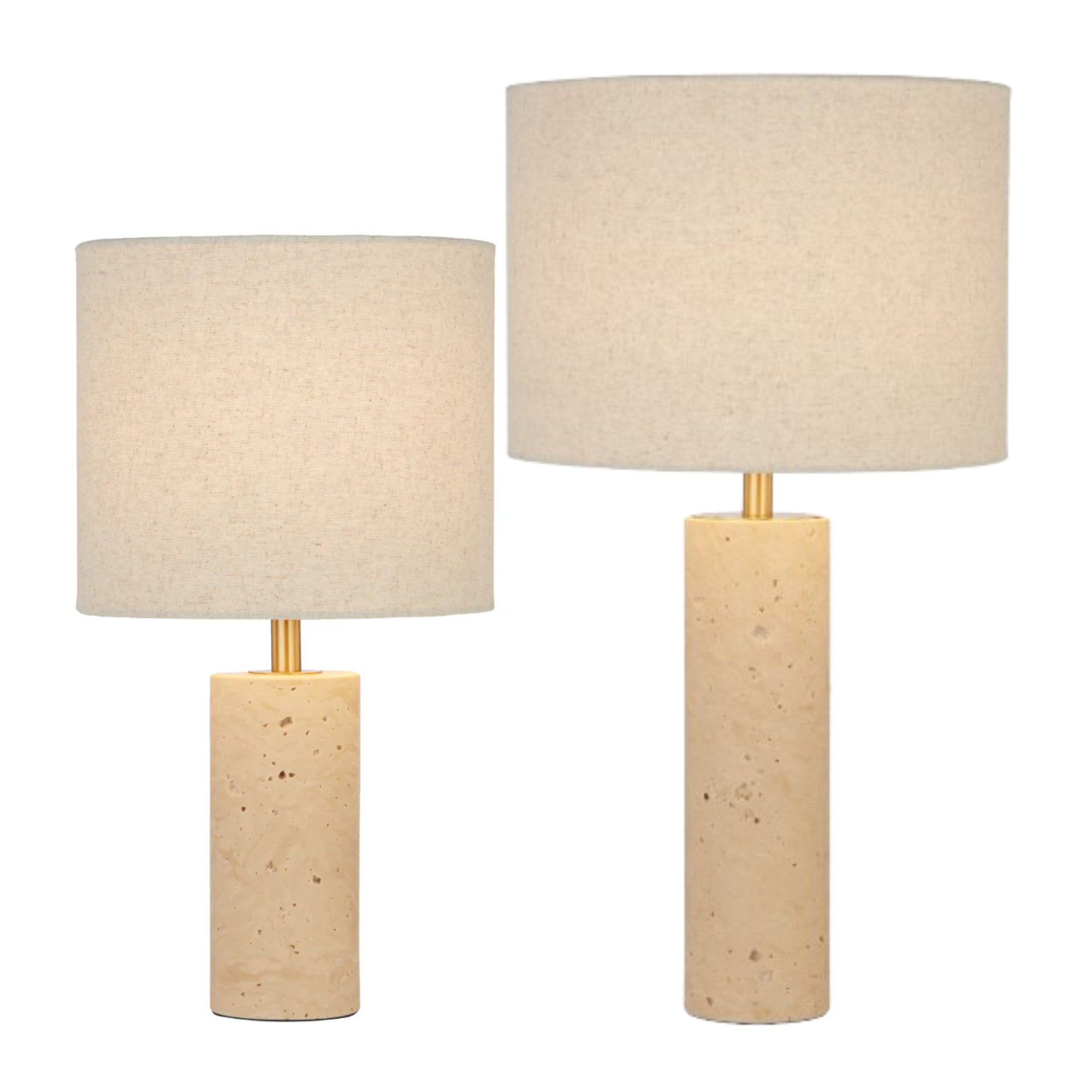 Polano Travertine Table Lamp