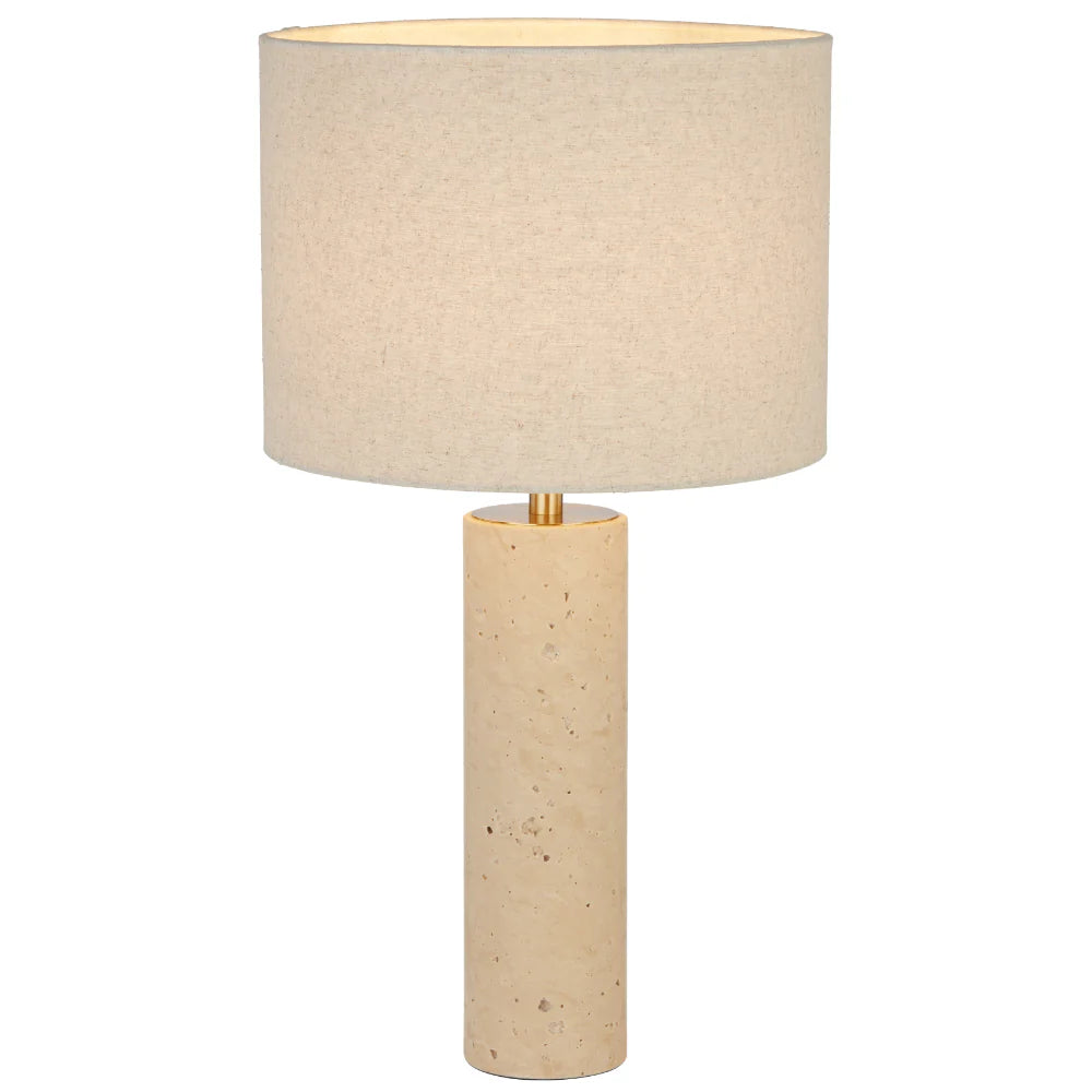 Polano Travertine Table Lamp