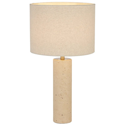 Polano Travertine Table Lamp