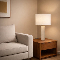 Polano Travertine Table Lamp