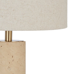 Polano Travertine Table Lamp