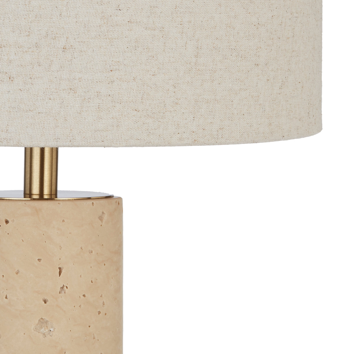 Polano Travertine Table Lamp
