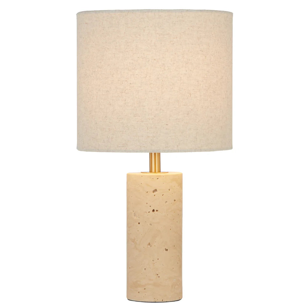 Polano Travertine Table Lamp