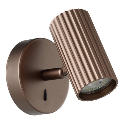 Portillo Ribbed Adjustable Wall Light