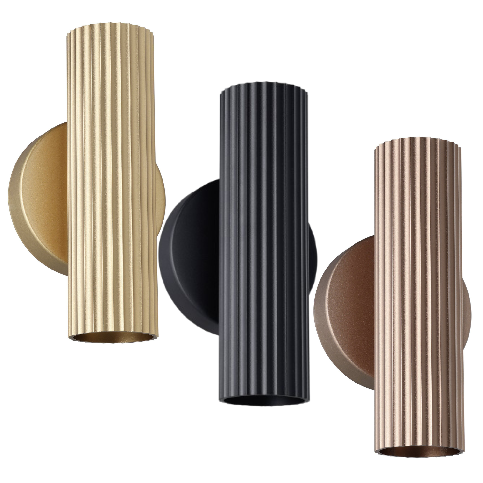 Portillo Ribbed Up/Down Wall Light