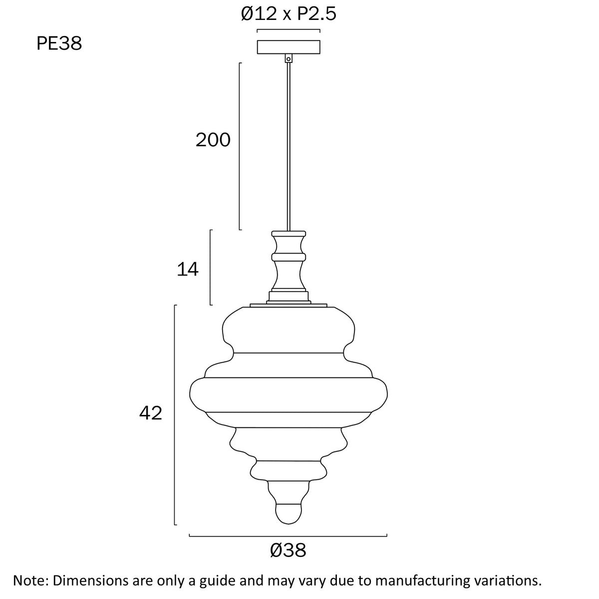 Privas Glass Pendant