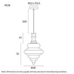 Privas Glass Pendant