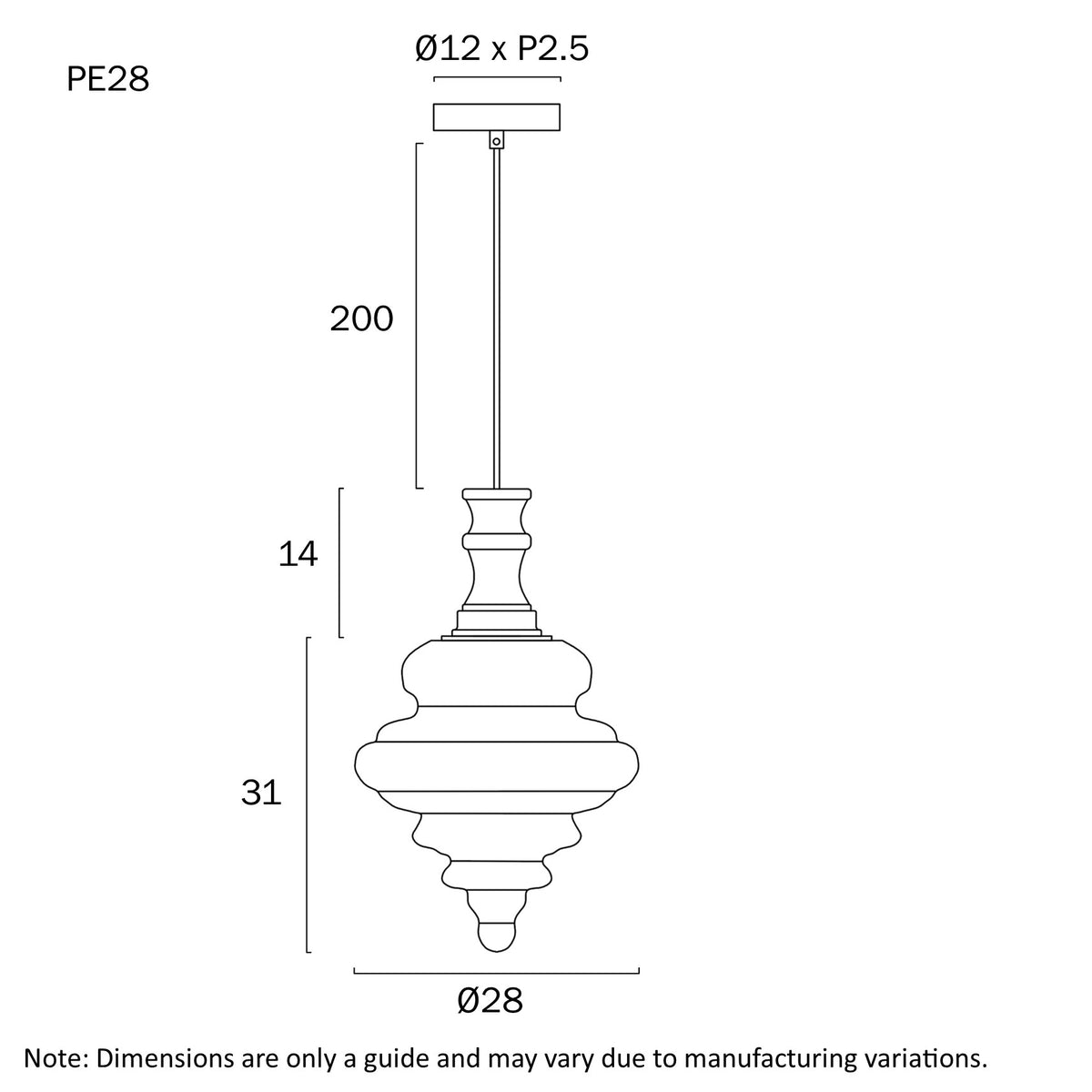 Privas Glass Pendant