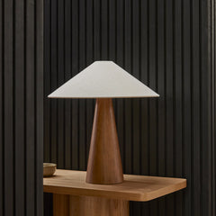 Pyra Walnut Table Lamp