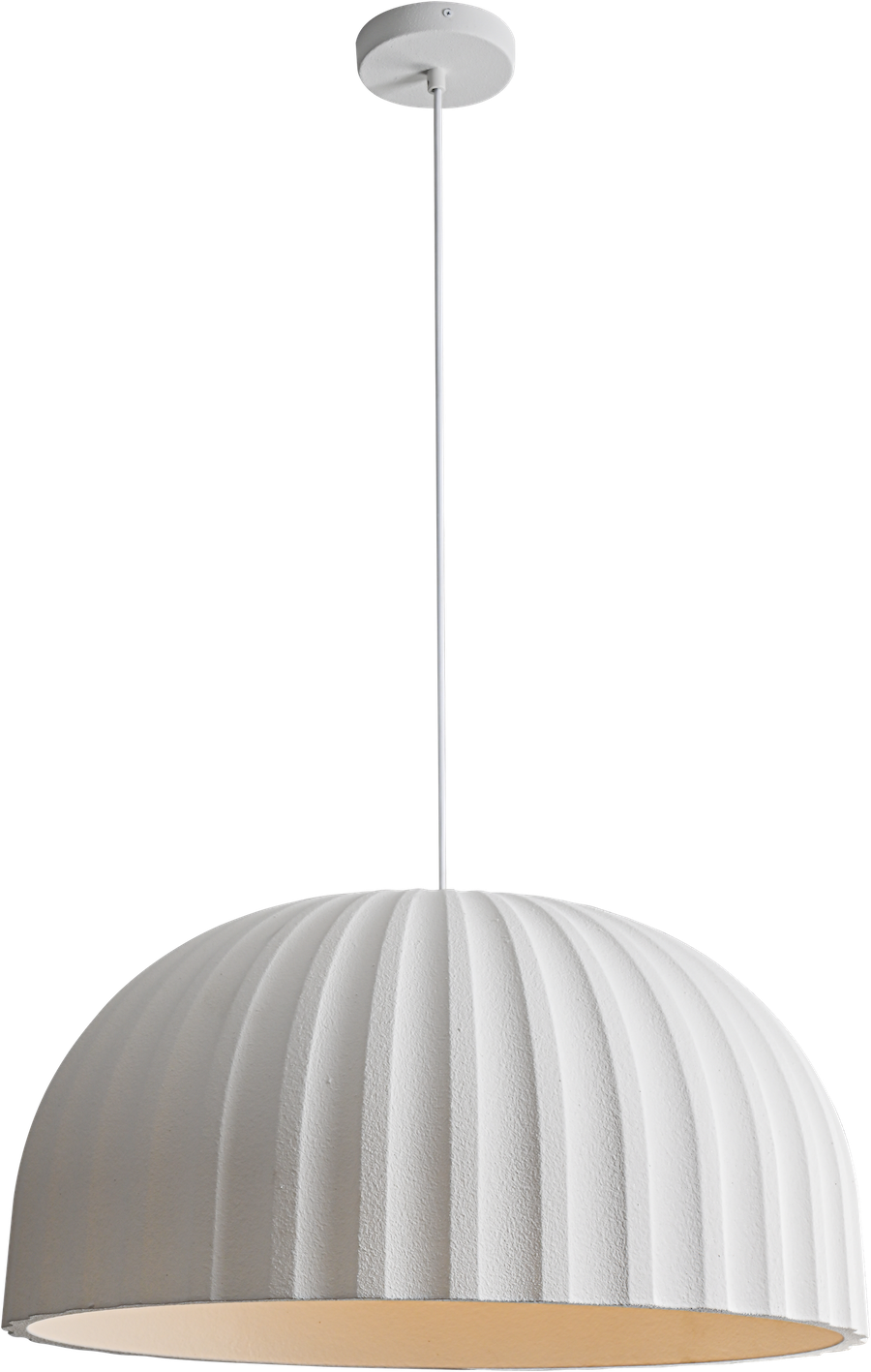 Rachis Fluted Dome Pendant
