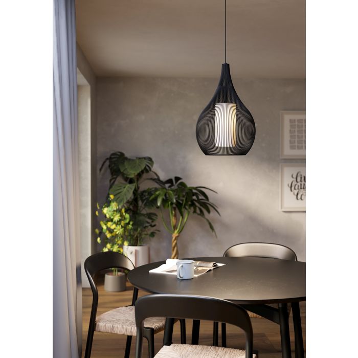 Razoni Large Pendant Black