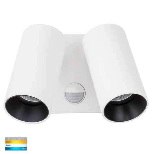 Revo Double Adjustable Sensor LED Wall Light