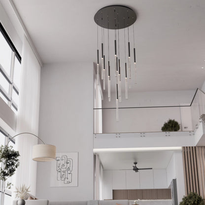 Calibo Rhea 14 Light Pencil Drop LED Pendant