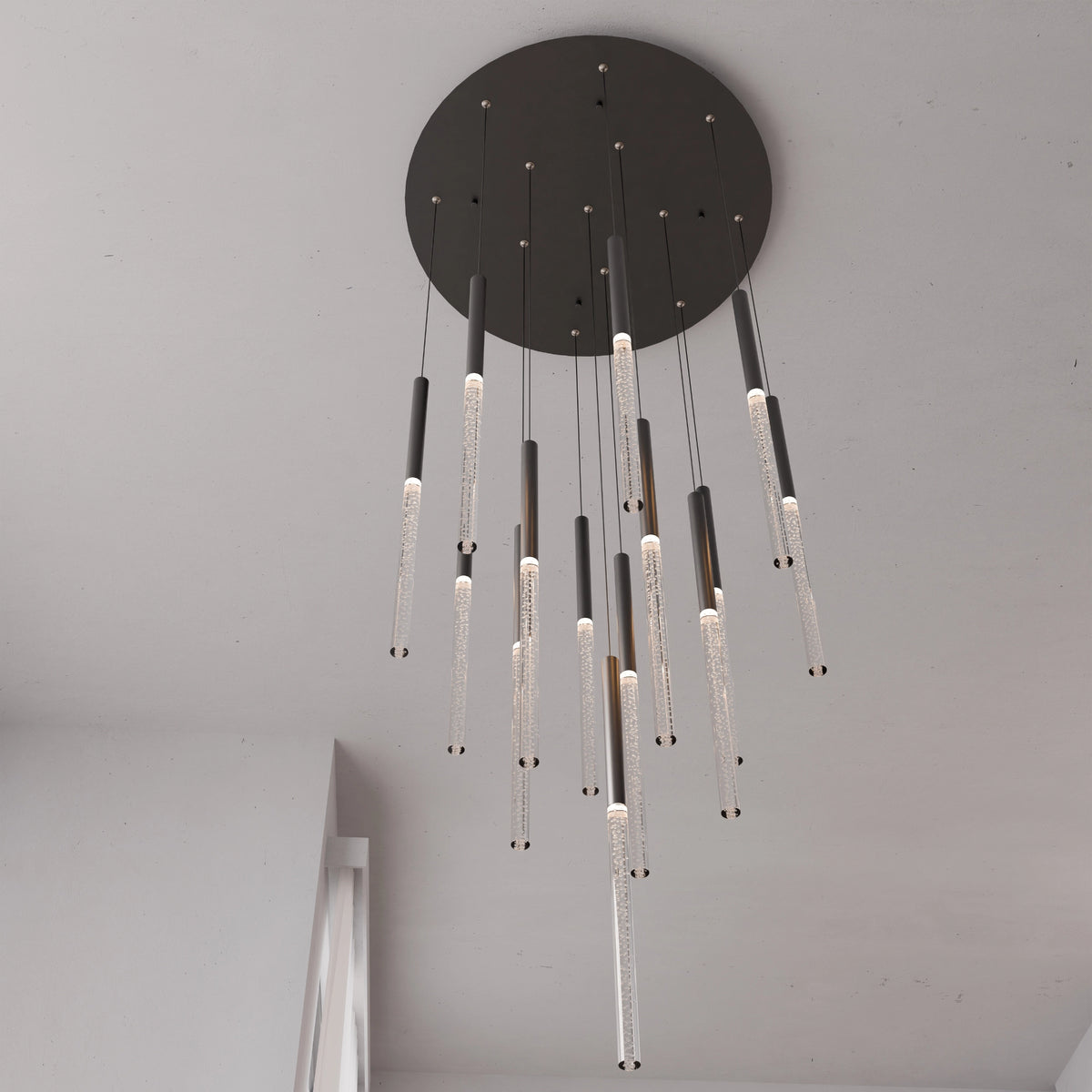 Calibo Rhea 14 Light Pencil Drop LED Pendant