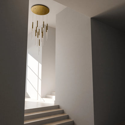 Calibo Rhea 14 Light Pencil Drop LED Pendant