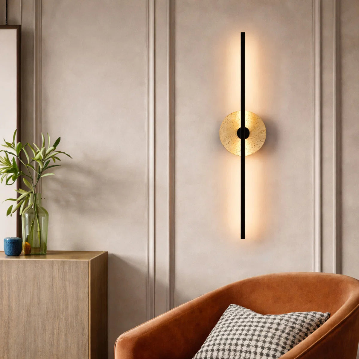 Rimini Travertine LED Wall Light