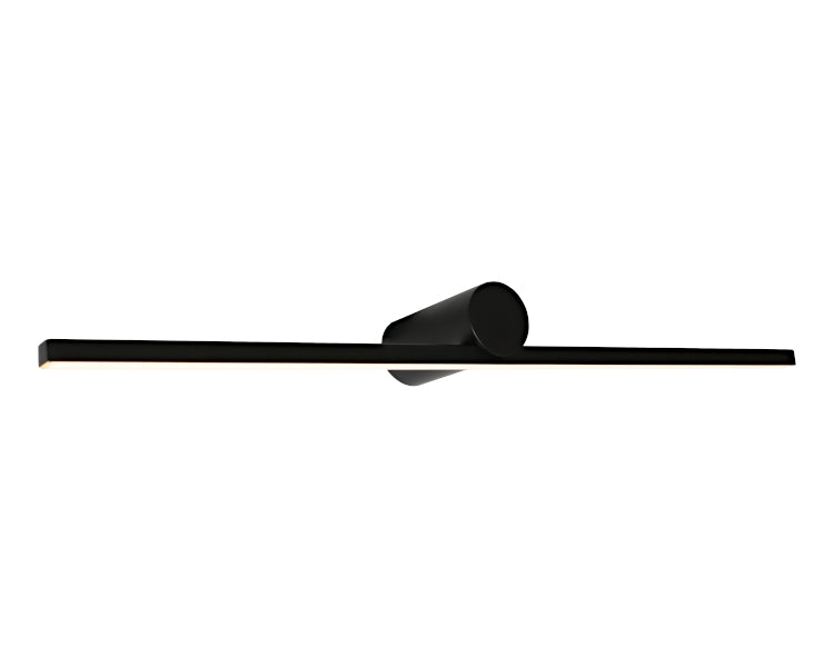 Roka LED Vanity Light Black Small