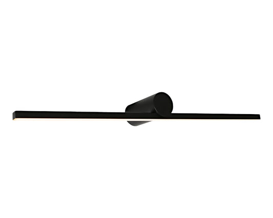Roka LED Vanity Light Black Small