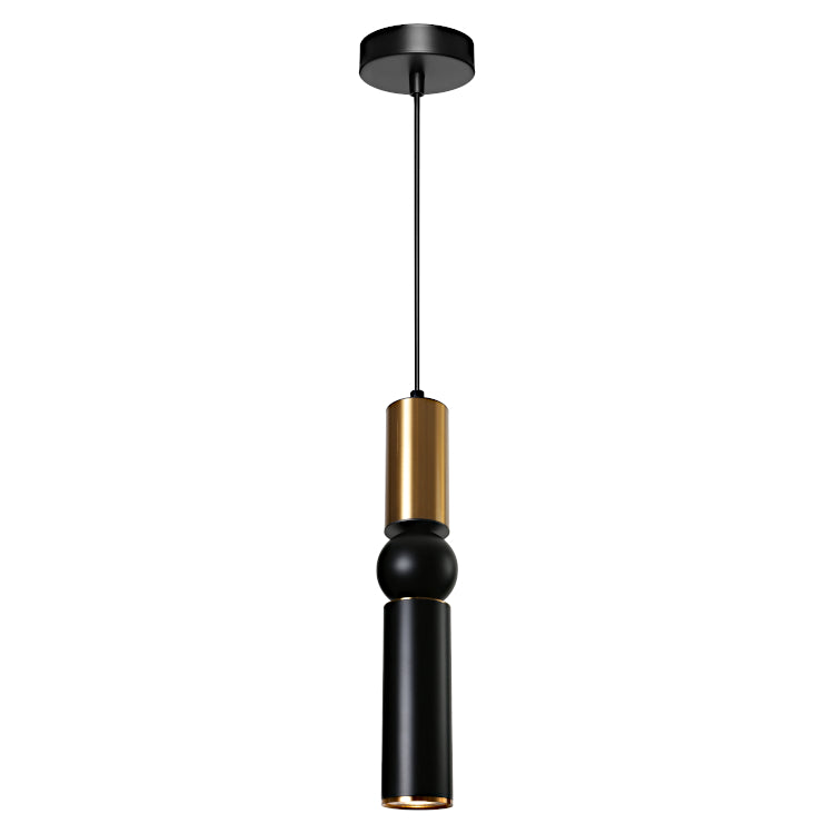 Rolo 1LT Pendant Black & Gold