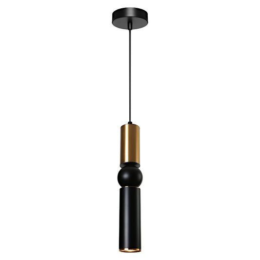 Rolo 1LT Pendant Black & Gold