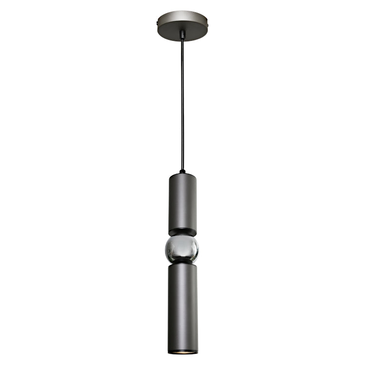 Rolo 1LT Pendant Charcoal & Chrome