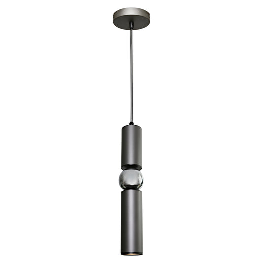 Rolo 1LT Pendant Charcoal & Chrome