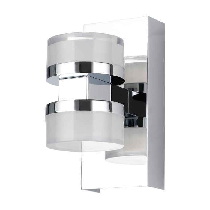 Romendo 2 2LT Vanity Wall Light Chrome