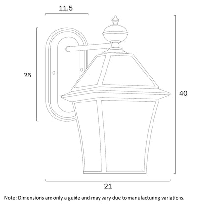 Rye Exterior Wall Light Small