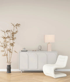 Sagitta Rectangle Beige Travertine Table Lamp