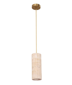 Sagitta Beige Travertine Pendant