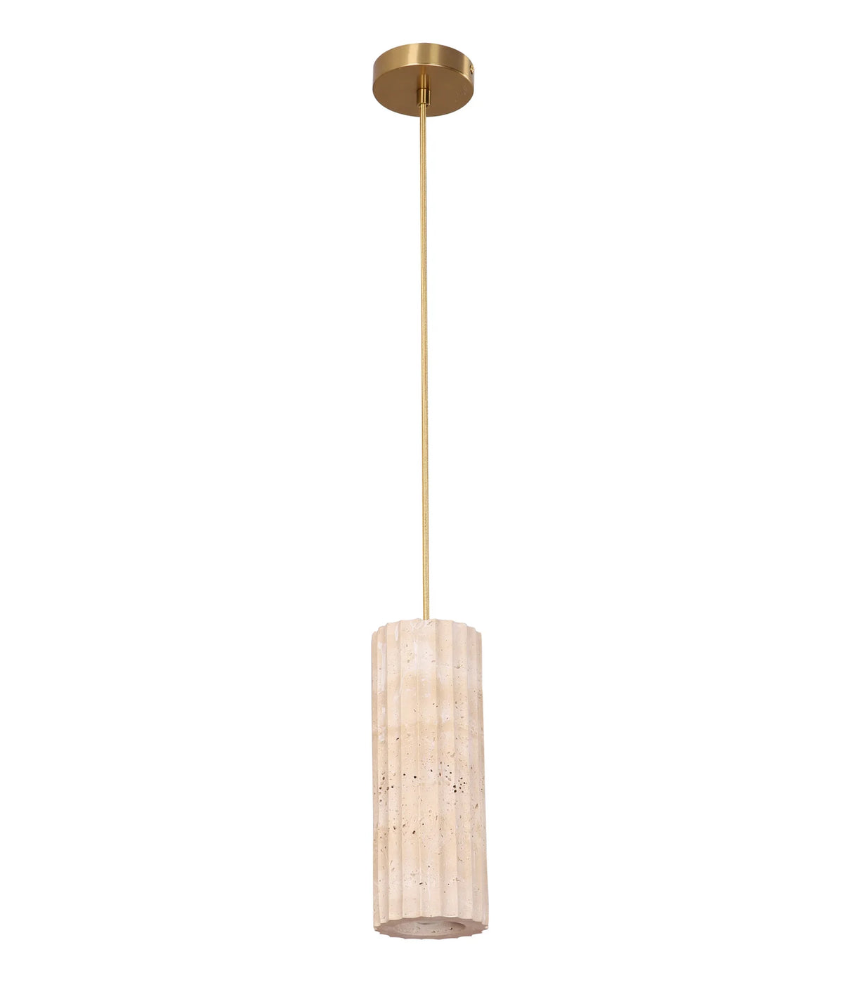 Sagitta Beige Travertine Pendant