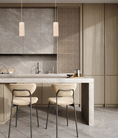 Sagitta Beige Travertine Pendant