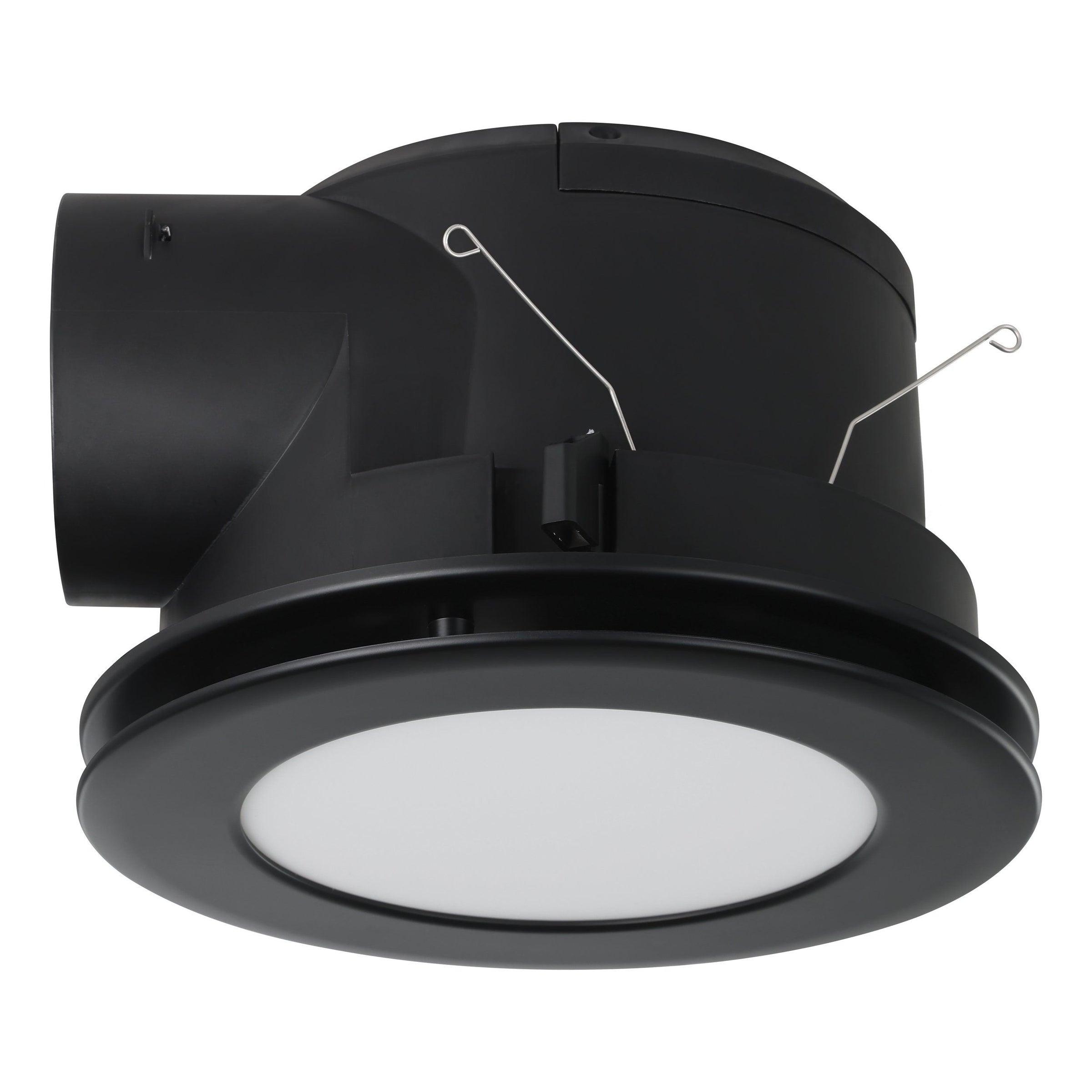 Samba Exhaust Fan Round Black with LED Light