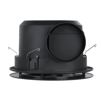 Samba Exhaust Fan Round Black with LED Light