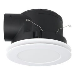 Samba Exhaust Fan Round White with LED Light