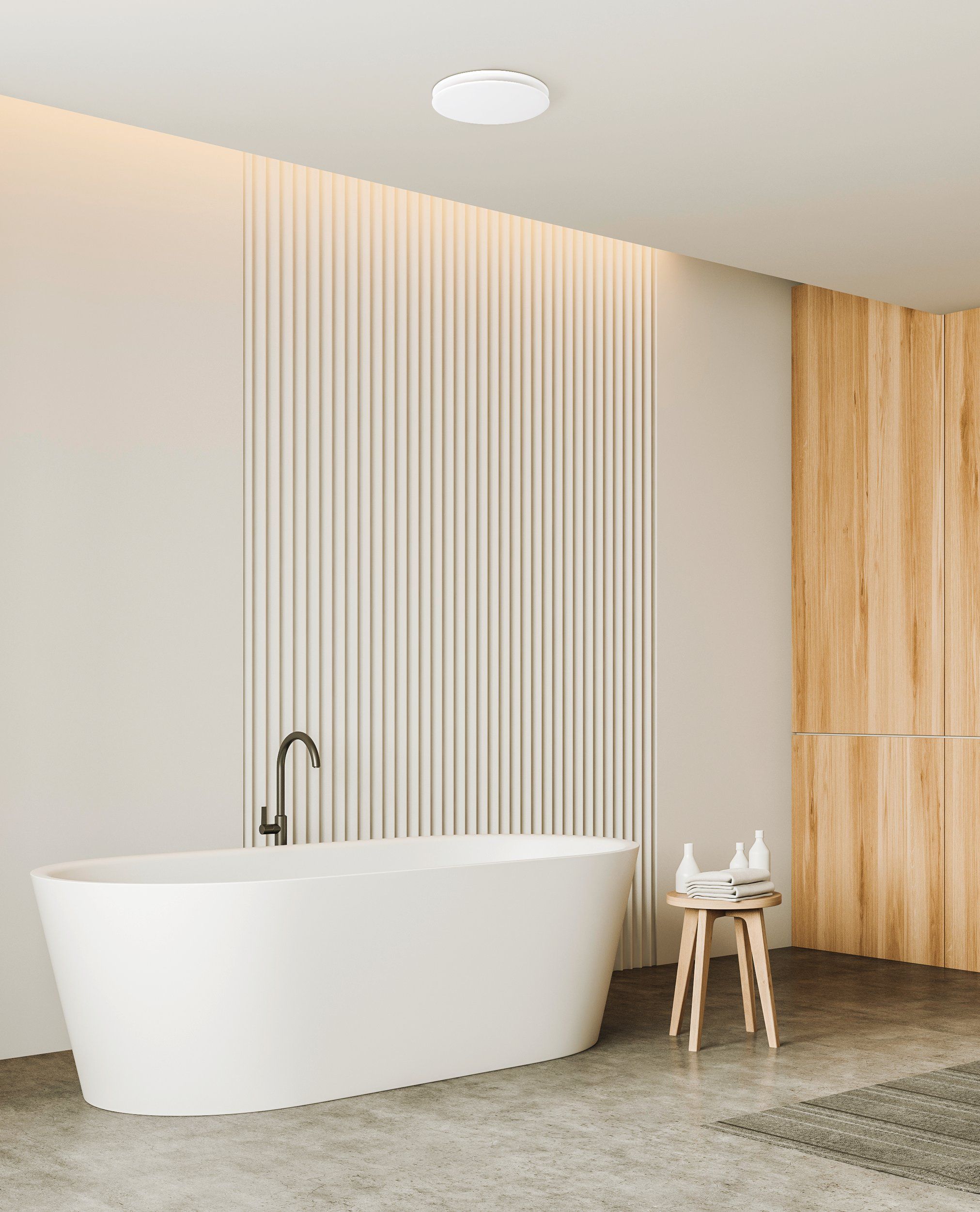 Samba Exhaust Fan Round White