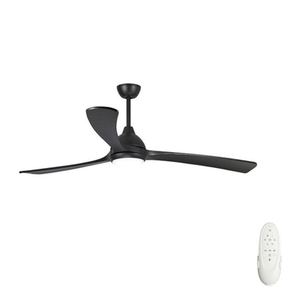 Sanctuary 86" DC Ceiling Fan with LED Light Black