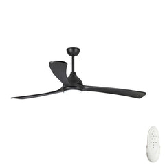 Sanctuary 92" DC Ceiling Fan with LED Light Black