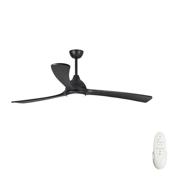 Sanctuary 92" DC Ceiling Fan with LED Light Black