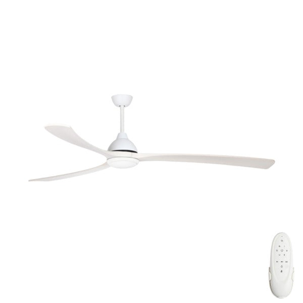 Sanctuary 70" DC Ceiling Fan with LED Light White