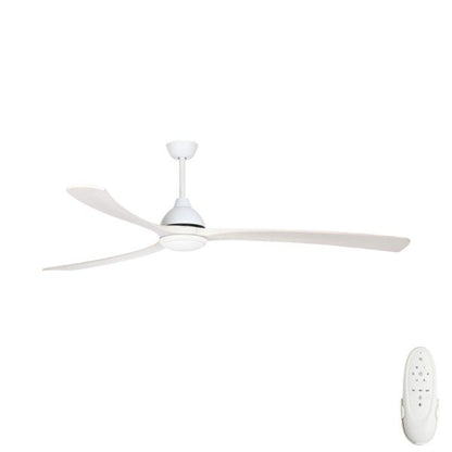 Sanctuary 92" DC Ceiling Fan with LED Light White