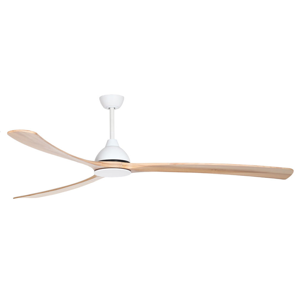 Sanctuary 92" DC Ceiling Fan White & Natural